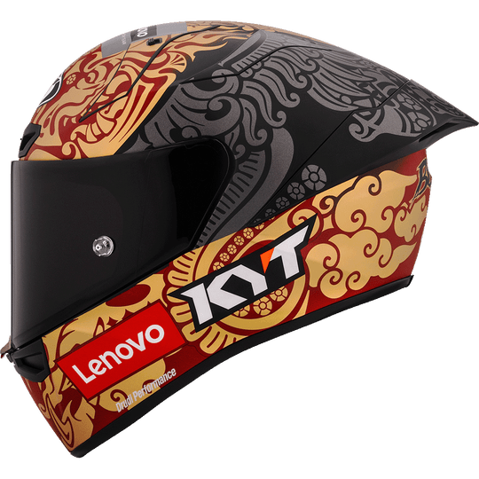 KYT KX1 RACE GP Bastianini Indonesia Replica 2023 with Sponsor Matt Helmet