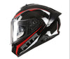 SMK Typhoon TVS Racing Edition Hurricane Gloss Black Red Helmet