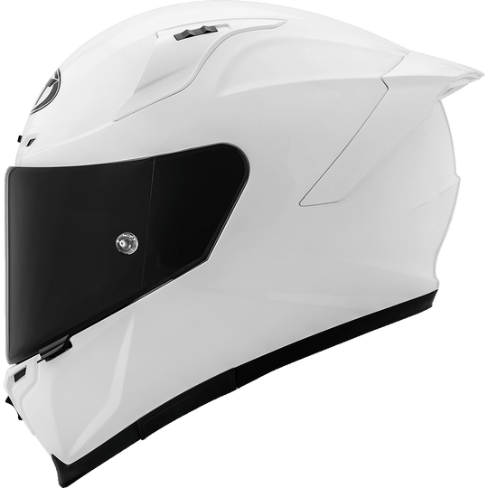 KYT Striker 2V Plain Gloss White Helmet