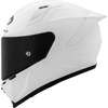 KYT Striker 2V Plain Gloss White Helmet