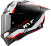 KYT R1R Carbon Zone Gloss Black Red Helmet