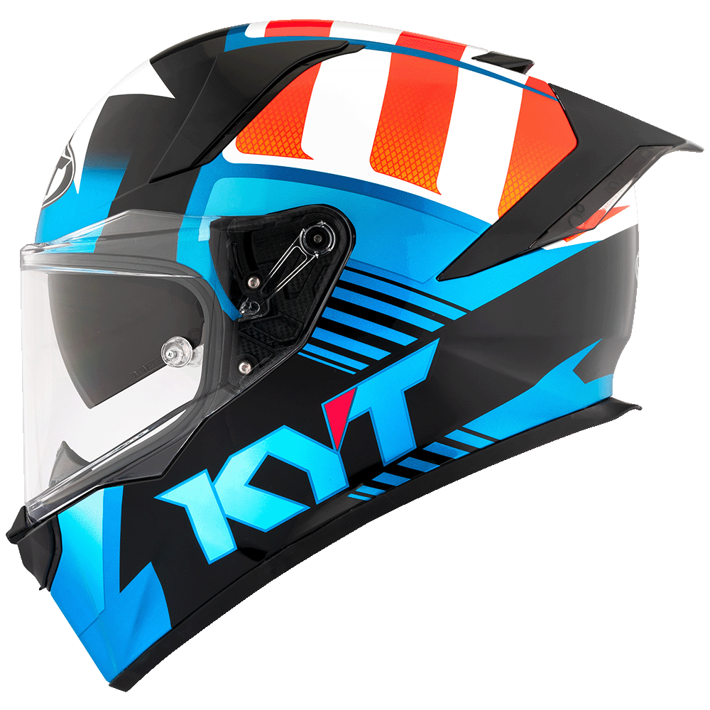KYT R2R Pro Straight Gloss Helmet