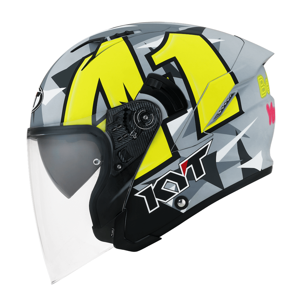 KYT NFJ Aleix Espargaro Replica 2019 Matt Grey Helmet