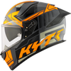 KYT R2R Pro Octane Black Orange Gloss Helmet