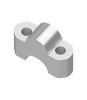 Moto Torque Honda H'Ness 350 CB350 RS Handlebar Risers (Silver)