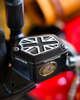 Trip Machine Brake Oil Reservoir Cap for Royal Enfield Himalayan 450 Guerrilla 450 (Silver Black)