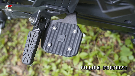 Carbon Racing Premium Pillion Footrest with Traction Top for KTM Adventure 2025 390 250 X