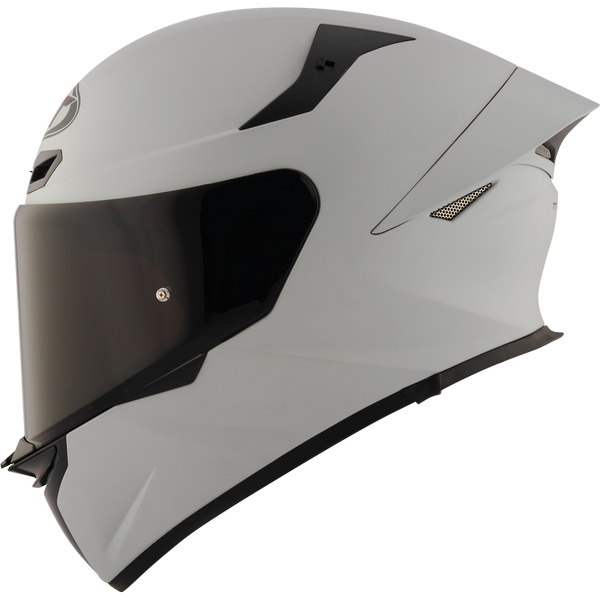 KYT TT Revo Plain Asphalt Grey Matt Helmet