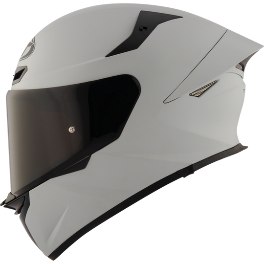 KYT TT Revo Plain Asphalt Grey Matt Helmet
