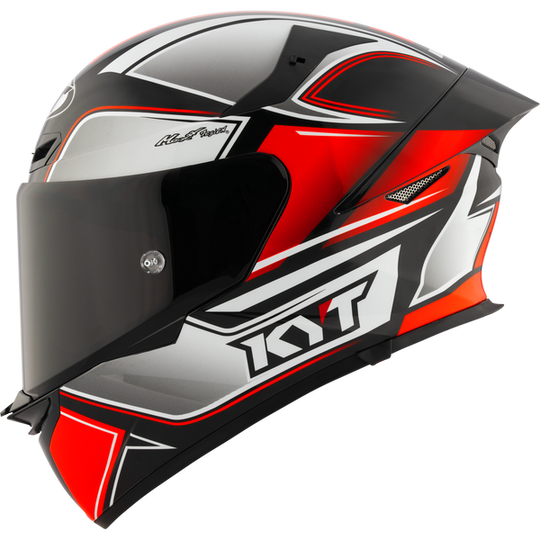 KYT TT Revo Tourist Red Fluro Gloss Helmet