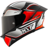 KYT TT Revo Tourist Red Fluro Gloss Helmet