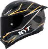 KYT Striker Davo Gloss Black Gold Helmet