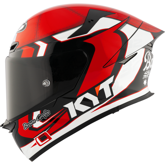 KYT TT Revo Bayliss Replica Gloss Helmet