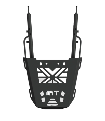 Moto Torque Honda H'Ness 350 Back Carrier (Black)