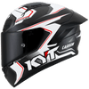 KYT NZ Race Carbon Competition Gloss Black White Helmet