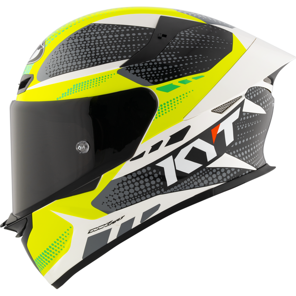 KYT TT Revo Gear Black Yellow Gloss Helmet