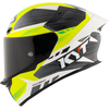 KYT TT Revo Gear Black Yellow Gloss Helmet