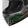 Airoh Connor Alligator Black White Green Gloss Helmet