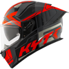KYT R2R Pro Octane Black Red Gloss Helmet
