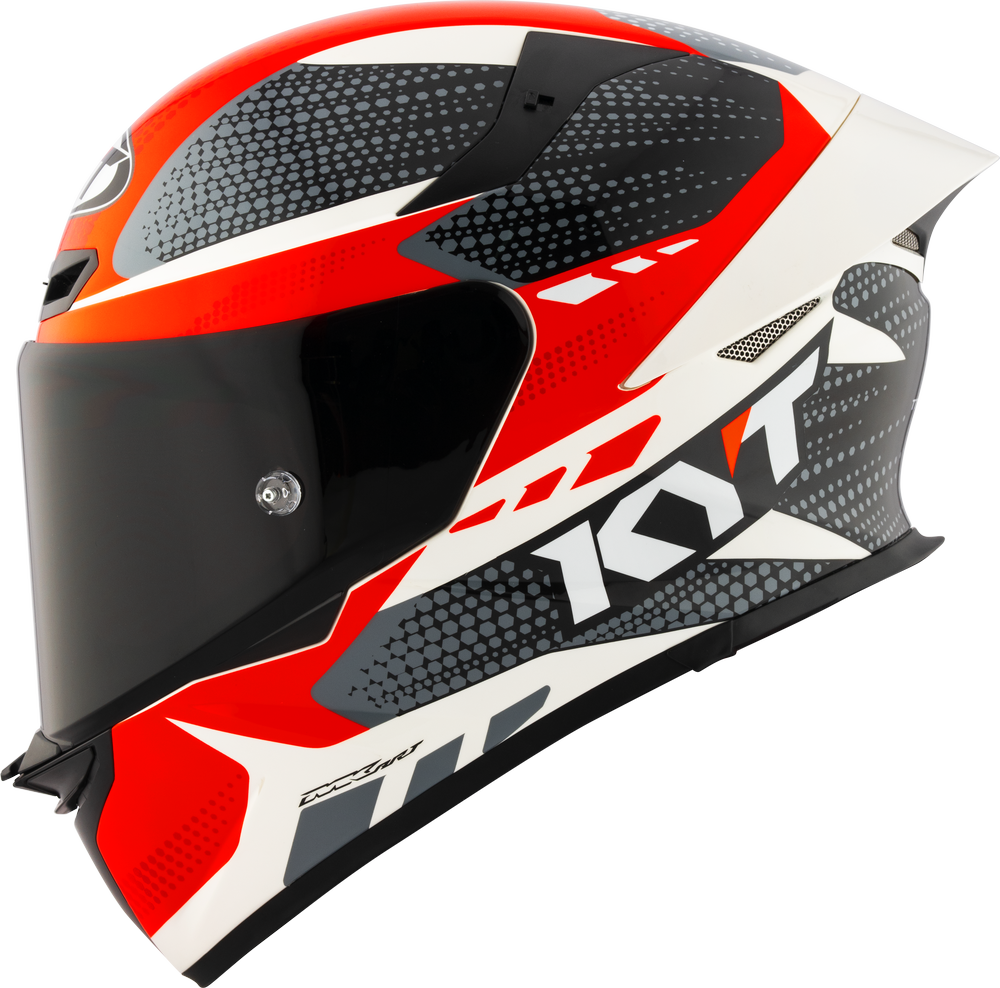 KYT TT Revo Gear Black Red Gloss Helmet