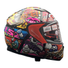 LS2 FF320 Stream Evo Comics Black Gloss Helmet (D Ring)