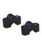 Moto Torque Royal Enfield Hunter 350 Handlebar Risers (Black)