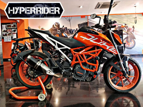 Hyperrider KTM Duke Crash Guard 250 390 BS4 BS6 (HRDUK204S) (Orange)