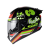 LS2 FF802 Flash Elves Gloss Black Glow Helmet