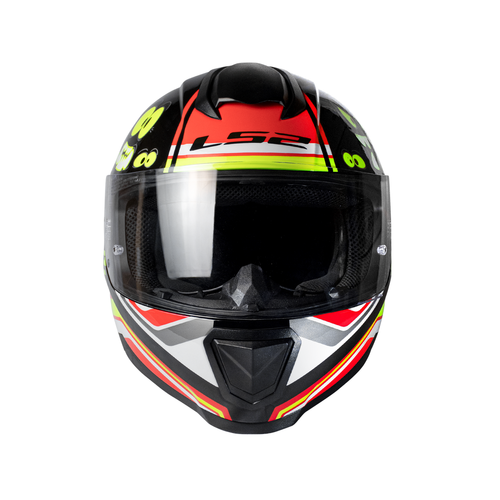 LS2 FF802 Flash Elves Gloss Black Glow Helmet– Moto Central