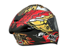NHK K5R Ivan Ortola #6 Gloss Black Gold Red Helmet