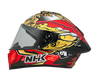 NHK K5R Ivan Ortola #6 Gloss Black Gold Red Helmet