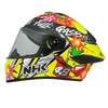 NHK K5R Ivan Ortola #5 Gloss Fluro Yellow Helmet