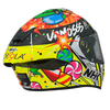 NHK K5R Ivan Ortola #5 Gloss Fluro Yellow Helmet
