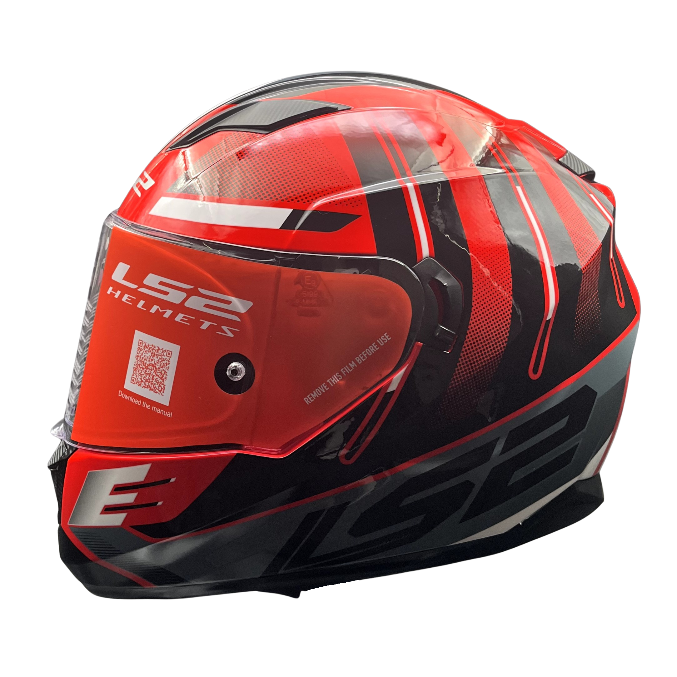 Evo helmet online red black