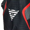 Dainese Audax D Zip Men One Piece Motorcycle Perforated Leather Suit (Black Red Fluro Antracite) - Moto Central