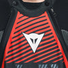 Dainese Audax D Zip Men One Piece Motorcycle Perforated Leather Suit (Black Red Fluro Antracite) - Moto Central