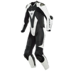 Dainese Laguna Seca 5 Men One Piece Perforated Leather Suit (Short / Tall) (Black White) - Moto Central