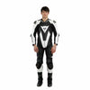 Dainese Laguna Seca 5 Men One Piece Perforated Leather Suit (Short / Tall) (Black White) - Moto Central