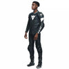 Dainese Tosa Men One Piece Motorcycle Perforated Leather Suit (Black White) - Moto Central