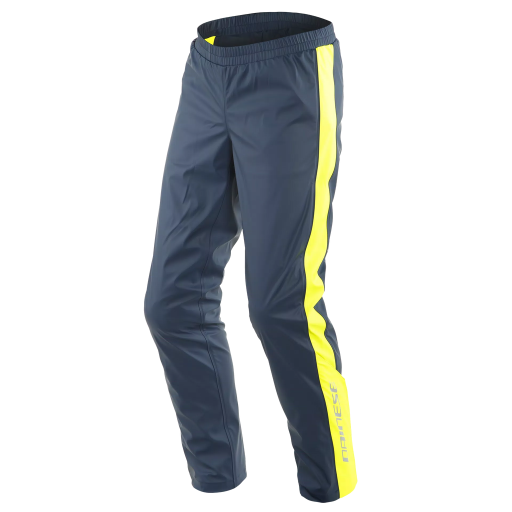 Dainese Storm 2 Unisex Rain Pants (Black Iris Fluro Yellow) - Moto Central