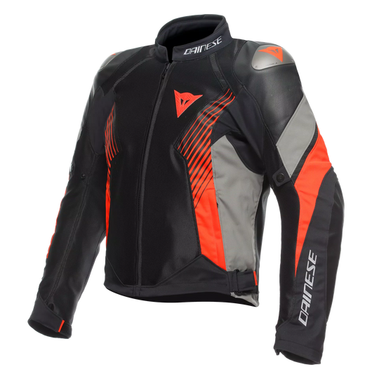 Dainese Super Rider 2 Absoluteshell Jacket (Black Dark Gull Grey Fluro Red)