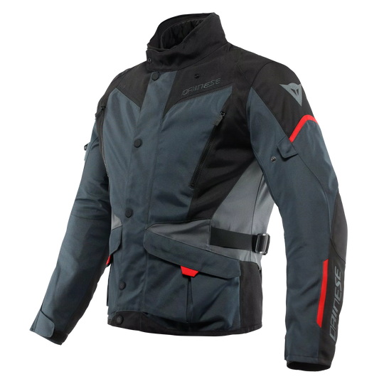 Dainese Tempest 3 D Dry Jacket (Ebony Black Lava Red)