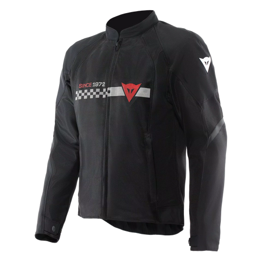 Dainese Herosphere Air Tex Jacket (Black White Red Stripes)