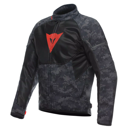 Dainese Ignite Air Tex Jacket (Camo Grey Black Fluro Red)