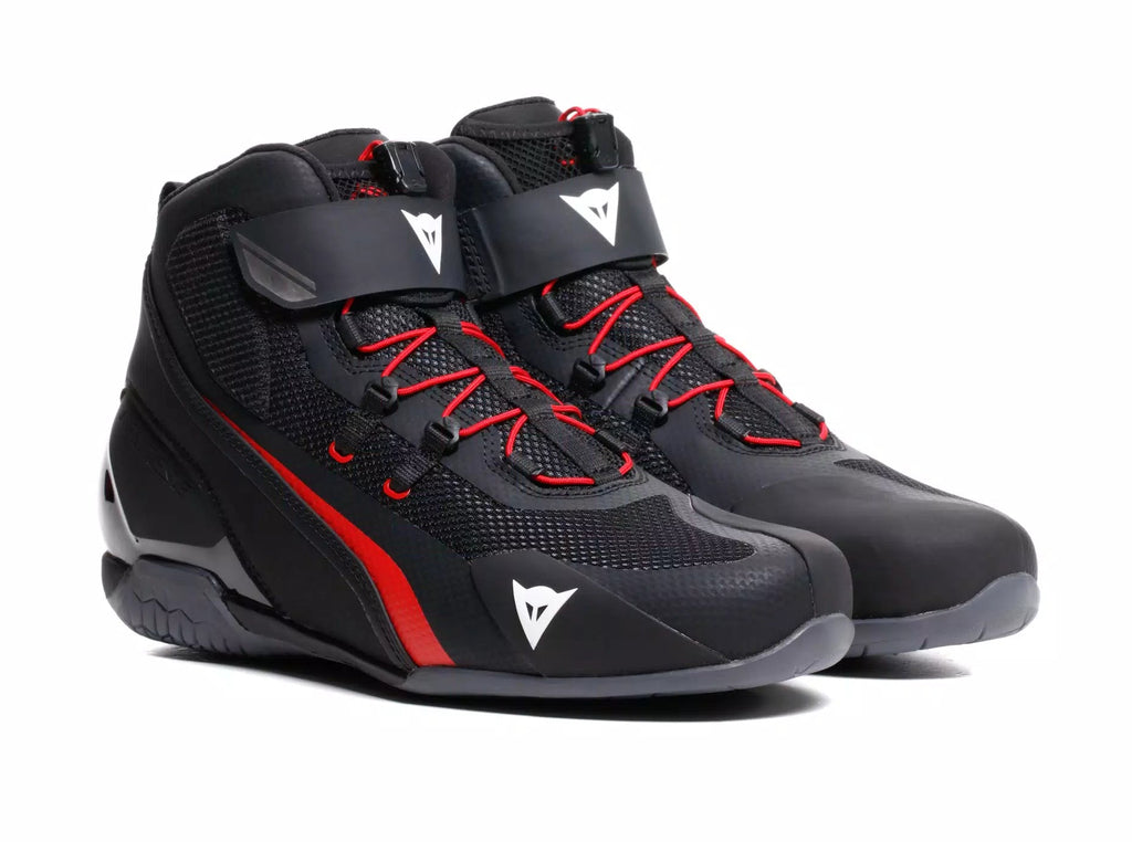 Dainese Herian Air Shoes (Black Lava Red) - Moto Central