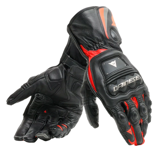 Dainese Steel Pro Gloves (Black Fluro Red)