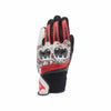 Dainese MIG 3 Leather Gloves (Black Red Spray White)