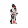 Dainese MIG 3 Leather Gloves (Black Red Spray White)