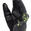 Dainese MIG 3 Leather Gloves (Black Anthracite Fluro Yellow)