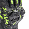 Dainese MIG 3 Leather Gloves (Black Anthracite Fluro Yellow)